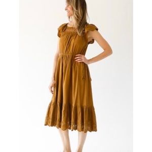 NWT Ulla Johnson Opeline Dress - Bronze